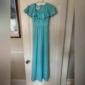 Mad Men Era Light Blue Dress